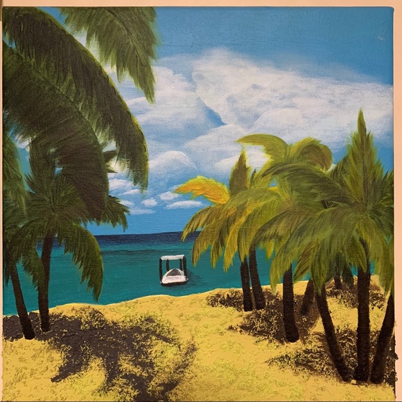 Textured Acrylic painting - Picture 2 of 4